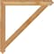 Ekena Millwork Traditional Arts & Crafts Rough Sawn Bracket, Western Red Cedar, 4"W x 42"D x 42"H BKT04X42X42TRA03RWR - alternate 4